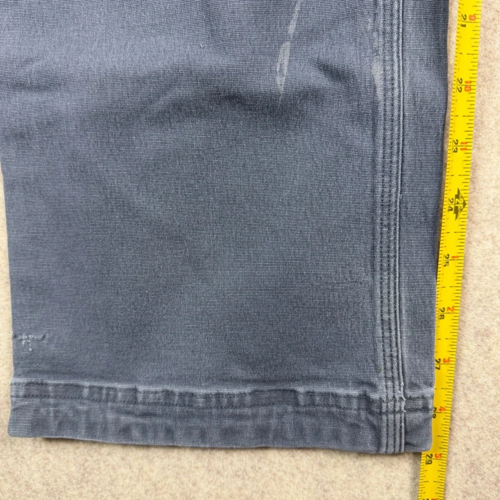 Duluth Trading Co Flex Fire Hose Relaxed Fit Carpenter Pants Blue 32x32 Mens